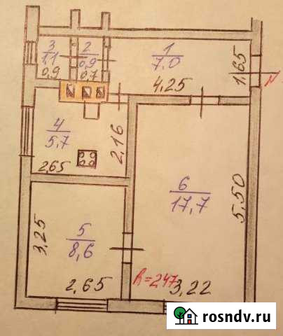 2-комнатная квартира, 41 м², 2/2 эт. на продажу в Максатихе Максатиха - изображение 1