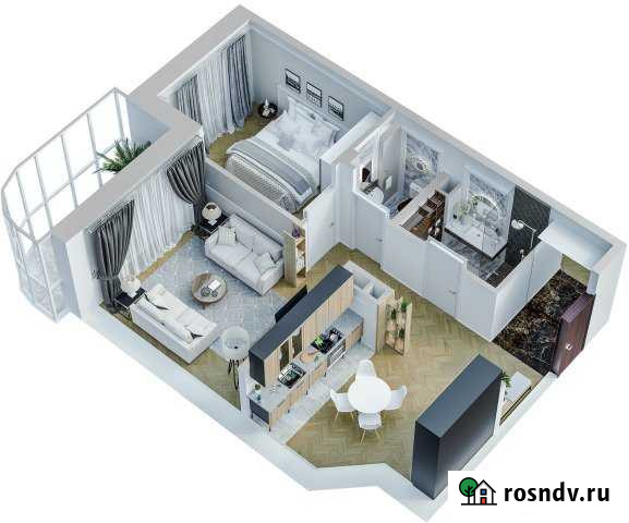 2-комнатная квартира, 63 м², 4/21 эт. на продажу в Маркове Маркова - изображение 1