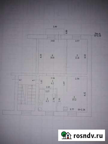 3-комнатная квартира, 56 м², 2/2 эт. на продажу в Рудне Волгоградской области Рудня - изображение 1