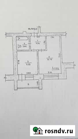 1-комнатная квартира, 35 м², 1/4 эт. на продажу в Вурнарах Вурнары - изображение 1