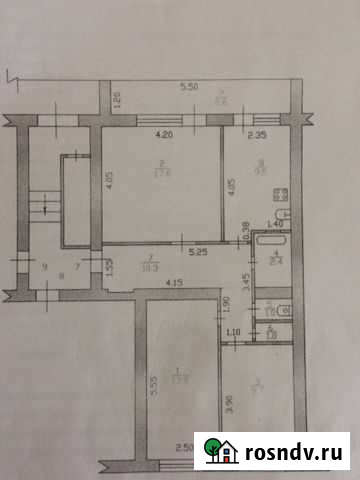 3-комнатная квартира, 63 м², 1/2 эт. на продажу в Кропоткине Кропоткин - изображение 1