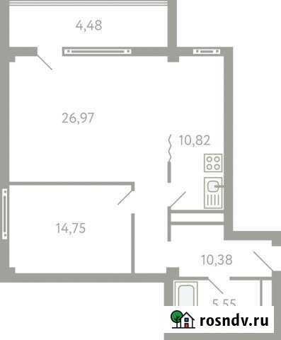 2-комнатная квартира, 74 м², 2/7 эт. на продажу в Химках Химки - изображение 1
