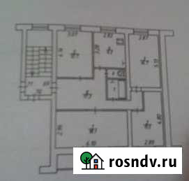 4-комнатная квартира, 90 м², 5/6 эт. на продажу в Калуге Калуга - изображение 1