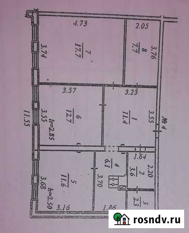 3-комнатная квартира, 73 м², 1/1 эт. на продажу в Усть-Цильме Усть-Цильма - изображение 1