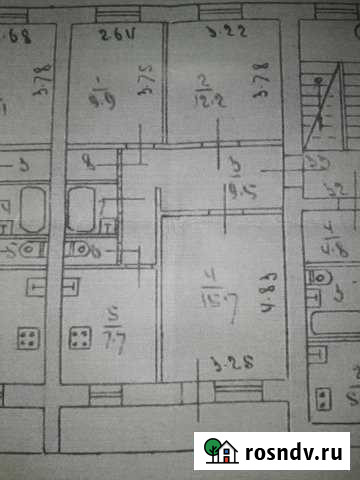 3-комнатная квартира, 60 м², 1/5 эт. на продажу в Новых Горках Новые Горки - изображение 1