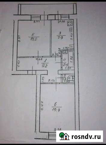 2-комнатная квартира, 51 м², 2/2 эт. на продажу в Лысково Лысково - изображение 1