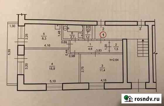 2-комнатная квартира, 45 м², 1/2 эт. на продажу в Архаре Архара