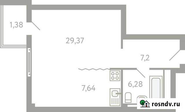 1-комнатная квартира, 53 м², 6/7 эт. на продажу в Химках Химки - изображение 1