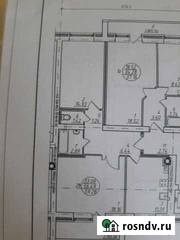 2-комнатная квартира, 58 м², 5/9 эт. на продажу в Медведево Медведево - изображение 1