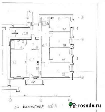 5-комнатная квартира, 128 м², 7/9 эт. на продажу в Калининграде Калининград