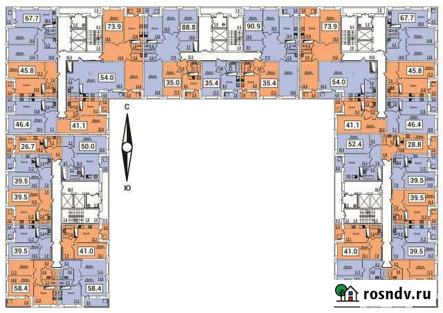 3-комнатная квартира, 88 м², 12/16 эт. на продажу в Чебоксарах Чебоксары - изображение 1