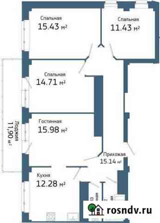 4-комнатная квартира, 97 м², 21/25 эт. на продажу в Набережных Челнах Набережные Челны