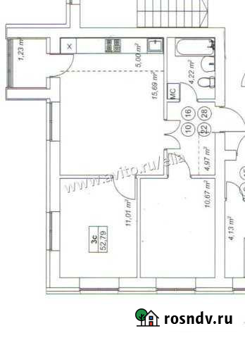 3-комнатная квартира, 53 м², 4/6 эт. на продажу в Октябрьском Республики Башкортостан Октябрьский - изображение 1