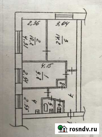 3-комнатная квартира, 50 м², 1/5 эт. на продажу в Соликамске Соликамск - изображение 1