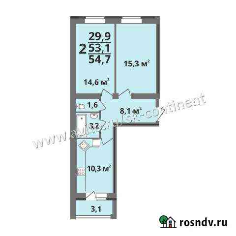 2-комнатная квартира, 54 м², 3/5 эт. на продажу в Коврове Ковров