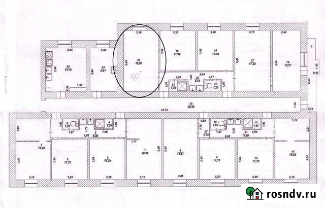 Комната 17 м² в 1-ком. кв., 7/9 эт. на продажу в Димитровграде Димитровград - изображение 1