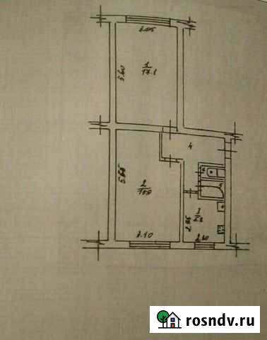2-комнатная квартира, 47 м², 1/5 эт. на продажу в Гамово Гамово - изображение 1