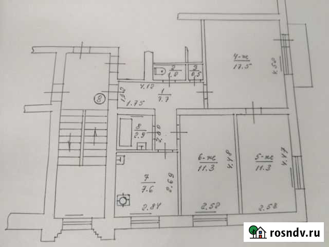 3-комнатная квартира, 65 м², 2/3 эт. на продажу в Светлогорске Светлогорск - изображение 1