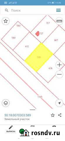 Участок СНТ, ДНП 9 сот. на продажу в Рузе Руза - изображение 1