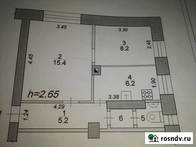 2-комнатная квартира, 37 м², 1/2 эт. на продажу в Вышнем Волочке Вышний Волочек - изображение 1