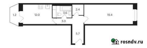 1-комнатная квартира, 46 м², 9/12 эт. на продажу в Наро-Фоминске Наро-Фоминск