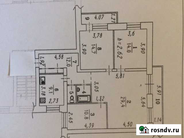 4-комнатная квартира, 98 м², 4/6 эт. на продажу в Омске Омск - изображение 1