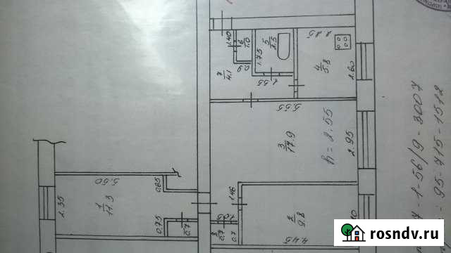 3-комнатная квартира, 54 м², 1/2 эт. на продажу в Васильево Васильево - изображение 1