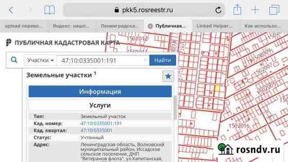 Участок СНТ, ДНП 20 сот. на продажу в Новой Ладоге Новая Ладога