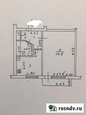 1-комнатная квартира, 29 м², 5/5 эт. на продажу в Клинцах Клинцы - изображение 1