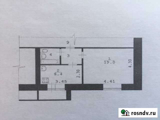 1-комнатная квартира, 34 м², 1/5 эт. на продажу в Мегионе Мегион - изображение 1