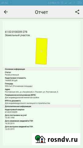 Участок ИЖС 10 сот. на продажу в Рассвете Ростовской области Рассвет - изображение 1