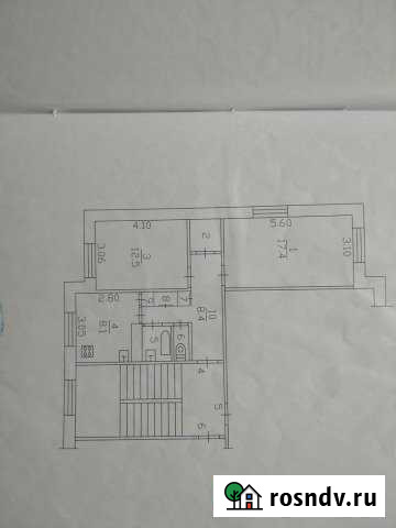 2-комнатная квартира, 52 м², 2/3 эт. на продажу в Толмачево Ленинградской области Толмачево - изображение 1