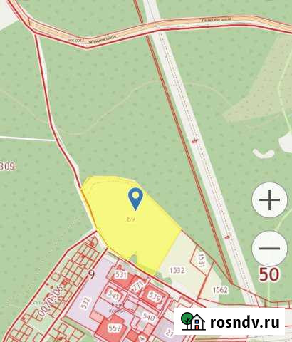 Участок промназначения 100 сот. на продажу в Красногорске Московской области Красногорск - изображение 1