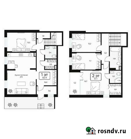 4-комнатная квартира, 124 м², 1/24 эт. на продажу в Тюмени Тюмень - изображение 1