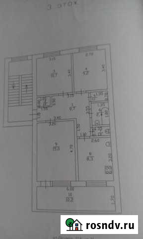 3-комнатная квартира, 58 м², 3/4 эт. на продажу в Новоминской Новоминская - изображение 1