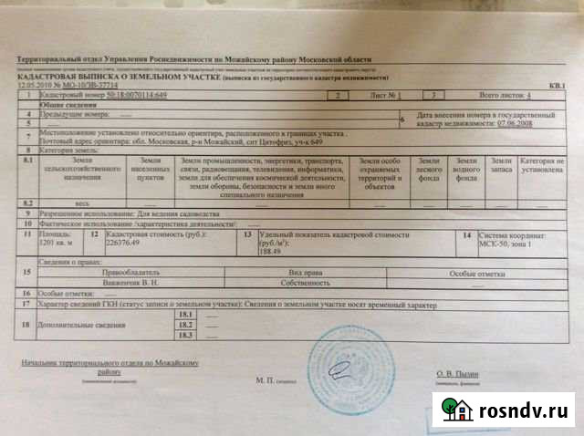 Участок СНТ, ДНП 12 сот. на продажу в Уваровке Уваровка - изображение 1