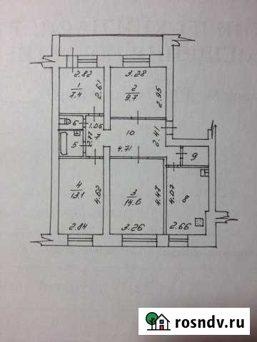 4-комнатная квартира, 74 м², 4/5 эт. на продажу в Красной Горбатке Красная Горбатка - изображение 1