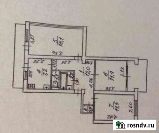 3-комнатная квартира, 68 м², 5/5 эт. на продажу в Приморском Приморский