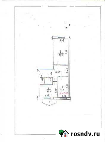 2-комнатная квартира, 57 м², 5/5 эт. на продажу в Октябрьском Белгородской области Октябрьский - изображение 1