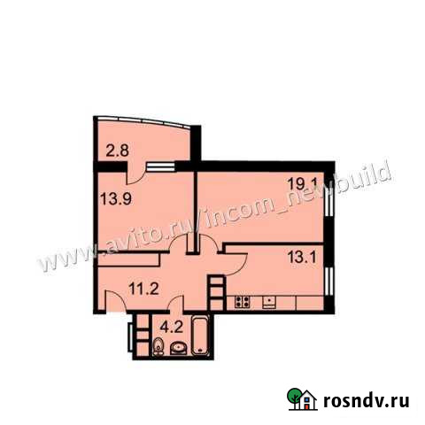 2-комнатная квартира, 67 м², 6/9 эт. на продажу в Ивантеевке Московской области Ивантеевка - изображение 1