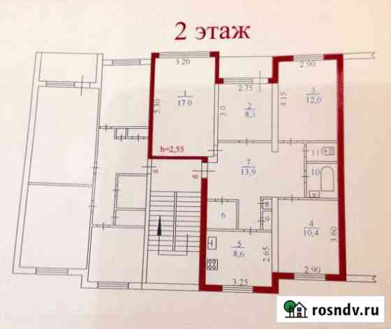 4-комнатная квартира, 76 м², 2/5 эт. на продажу в Бокситогорске Бокситогорск