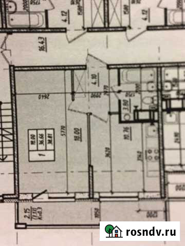 1-комнатная квартира, 40 м², 5/9 эт. на продажу в Коммунаре Коммунар - изображение 1