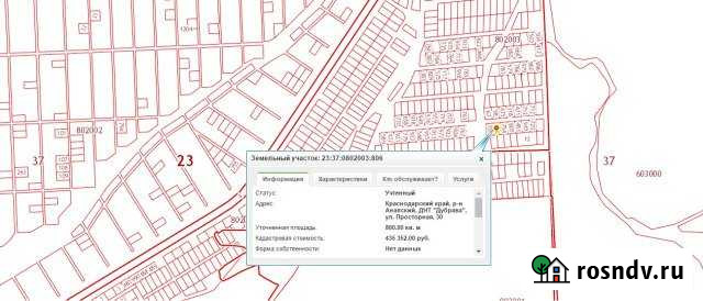Участок СНТ, ДНП 8 сот. на продажу в Гостагаевской Гостагаевская - изображение 1