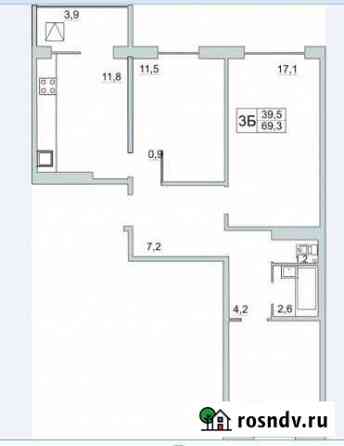 3-комнатная квартира, 70 м², 9/10 эт. на продажу в Пскове Псков