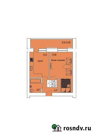 1-комнатная квартира, 42 м², 4/9 эт. на продажу в Сыктывкаре Сыктывкар - изображение 1