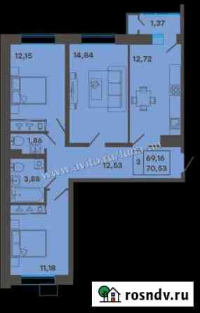 3-комнатная квартира, 70 м², 2/9 эт. на продажу в Набережных Челнах Набережные Челны