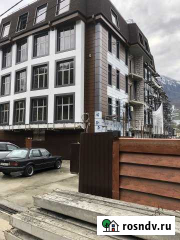 Квартира-студия, 27 м², 4/5 эт. на продажу в Красной Поляне Краснодарского края Красная Поляна - изображение 1