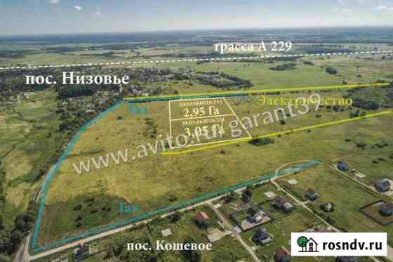 Участок промназначения 600 сот. на продажу в Калининграде Калининград