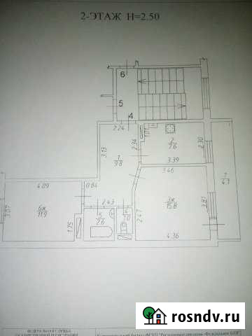 2-комнатная квартира, 48 м², 2/3 эт. на продажу в Гусеве Гусев - изображение 1