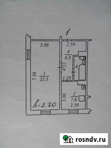1-комнатная квартира, 40 м², 1/3 эт. на продажу в Пангодах Пангоды - изображение 1